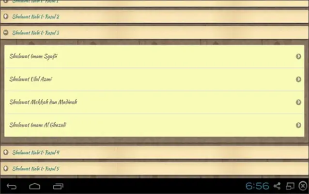 Shalawat Nabi & Rasul android App screenshot 3